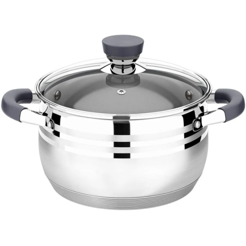 Кастрюля LARA Mercury LR02-473 нерж 4.9л