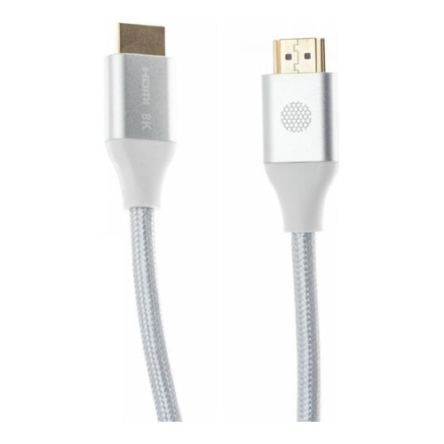 Кабель аудио-видео Cactus CS-HDMI.2.1-1.8 HDMI(m)/HDMI(m) 1.8м позолоч.конт. серебристый
