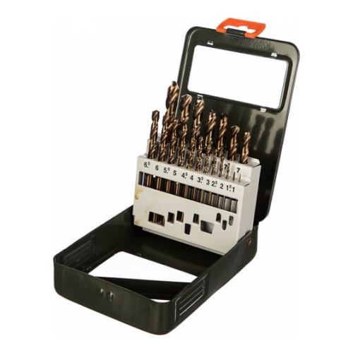 Набор сверл по металлу Дело Техники Р6М5К5 (211219) d 1,0-10,0