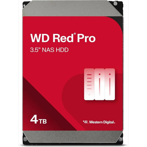 HDD WD Red Pro WD4005FFBX, 4ТБ, SATA III, 3.5"