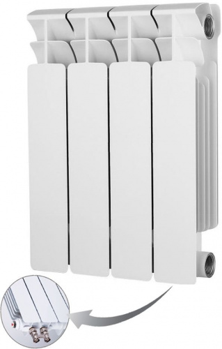 Биметаллический радиатор отопления  Rifar Base Ventil R 350 X5