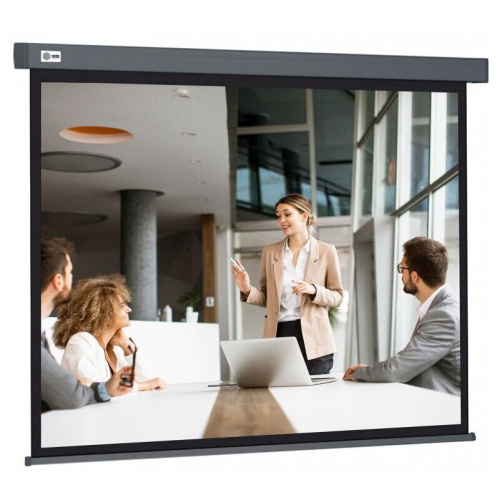 Экран Cactus CS-PSW-149X265-SG Wallscreen настенно-потолочный рулонный серый