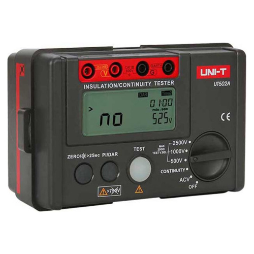 Тестер сопротивления изоляции UNI-T UT502A погружной 3МОм - 2 ГОм, до 2500В