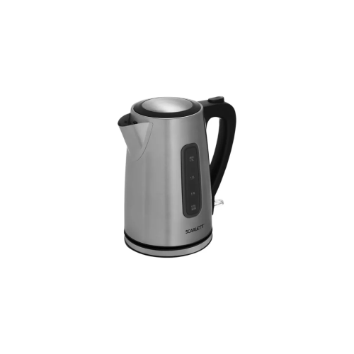 Электрочайник Scarlett SC-EK21S13 серебристый/черный
