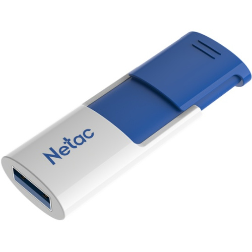 USB-флешка NETAC U182 (NT03U182N-128G-32BL) Blue USB3.0 Flash Drive 128GB, выдвижной