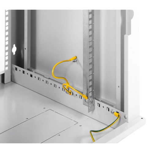 Шкаф коммутационный ЦМО ШРН-ЭКОНОМ ШРН-Э-9.350.1 настенный 9U 600x350мм пер.дв.стал.лист серый