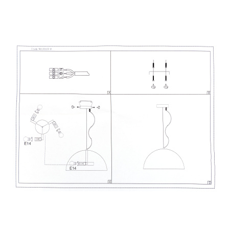 Подвес HIPER (H115-0) 3E1440Вт gold