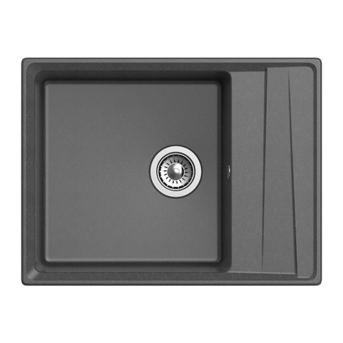 Мойка GranFest Level GF-LV-660L мрамор, графит