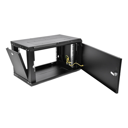 Шкаф коммутационный ЦМО ШРН-Эконом ШРН-Э-6.650.1-9005 настенный 6U 600x650мм серый