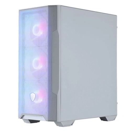 Корпус MSI Mag Forge M100R White (306-7G20W21-HH9) Mini-Tower, MATX, 1xUSB 3.0, 2xUSB 2.0, 4x120mm ARGB Fan, ARGB Control Board, Tempered Glass Window