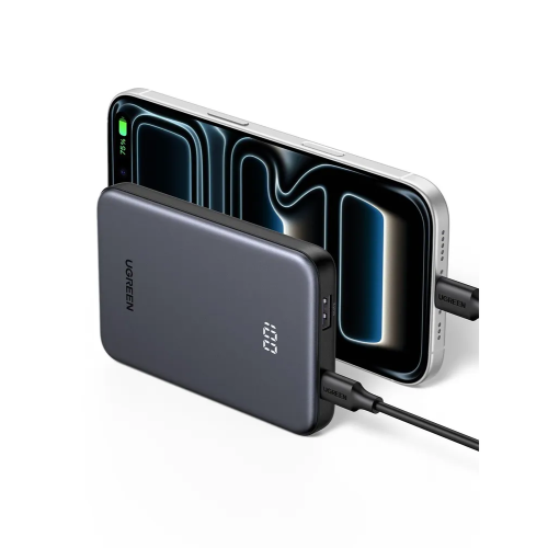 Внешний аккумулятор UGREEN PB507 (75131B) 10000mAh Two-way Fast Charging 20W Power Bank Space Gray