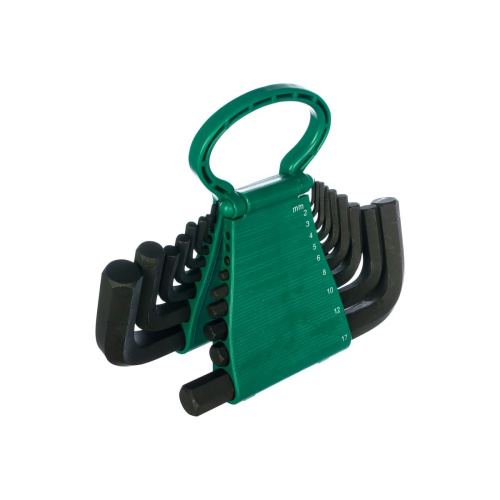 Набор ключей шестигранных Jonnesway H01MH118S (48732) угловых 18 пр.