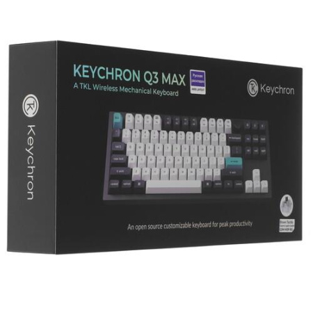Клавиатура  проводная + беспроводная Keychron Q3 Max