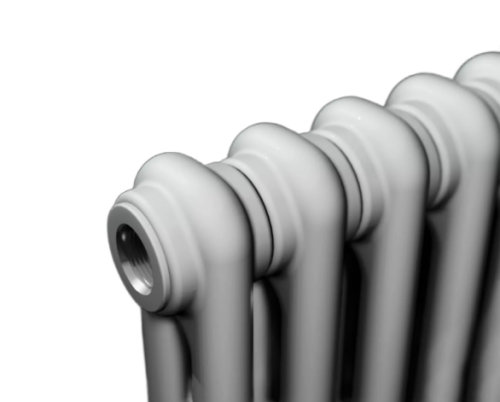 Стальной трубчатый радиатор Rifar Tubog Medical 2200/9 нижнее подключение D1 белый RAL 9016