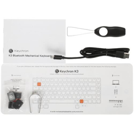 Клавиатура проводная + беспроводная Keychron K3