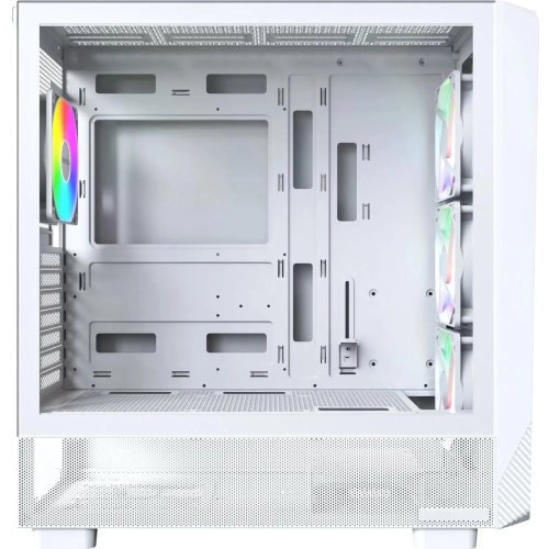 Корпус Montech X5 белый без БП ATX 4x120mm 1xUSB2.0 1xUSB3.0 1xUSB3.1 audio bott PSU