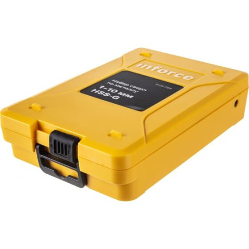 Набор сверл по металлу Inforce HSS-G 11-01-704 19 предметов 1-10