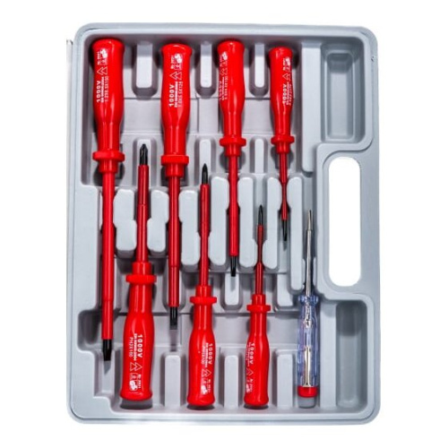 Отвертки изолированные Fit IT 56127 7 шт+1 шт индикаторная