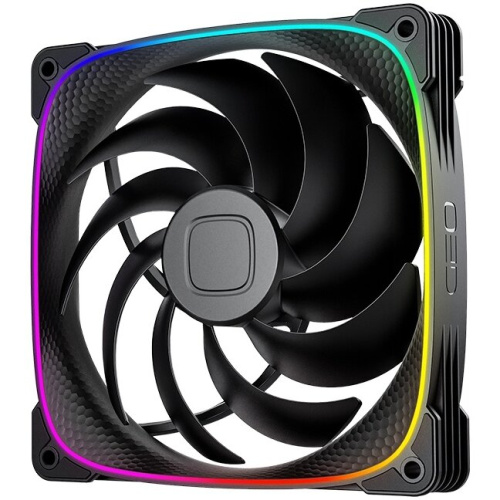 Комплект вентиляторов (3 шт.) Geometric Future Squama 2503B-14 Triple Pack (1F2503B314000 / 140mm, PWM, 2400 RPM, 91.15 CFM, 34.0 dBA, 5V ARGB, Black