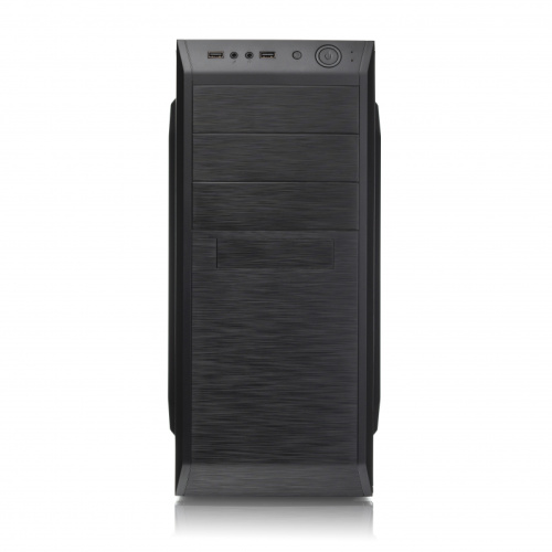 Корпус Foxline FL-733-FZ450R, mATX, БП 450W, 2x5.25EXT, 2x3.5EXT, 5x3.5INT, 2xUSB2.0, HDA, w/o FAN