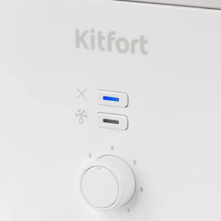 Тостер KitFort КТ-4025 белый/стальной