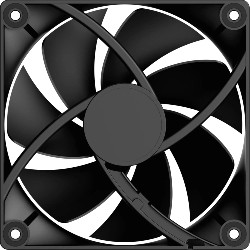 Вентилятор Ocypus Delta F12 BK 3 in 1, 120x120x25mm, 4-Pin PWM, 500-2000 RPM, 29 DBA Max, Hydro Bearing