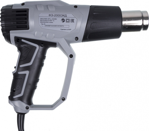 Технический фен Ресанта ФЭ-2000ЭКД 2000В черный