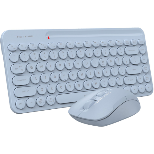 Клавиатура + мышь A4Tech Fstyler FG3200 Air (FG3200 Air Синий) клавиатура синий мышь синий USB беспроводная slim Multimedia