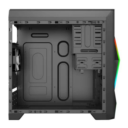 Корпус Zircon Ares без БП (Midi Tower, Micro-ATX, Black, 1*USB3.0+2*USB2.0)