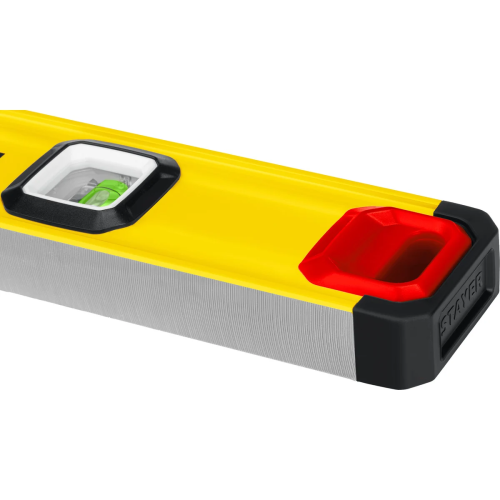 Уровень строительный Stayer 3480-100 пузырьковый желтый