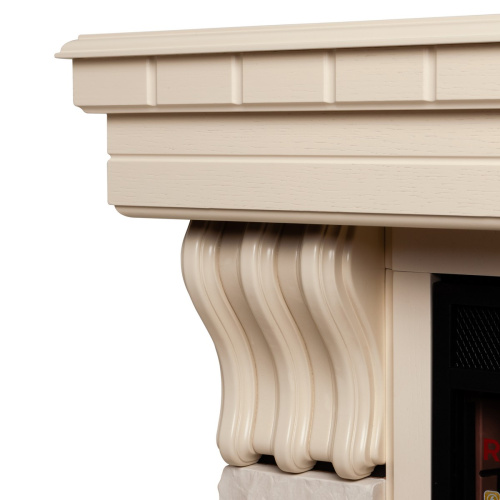 Электрокамин RealFlame Country 26 WT с очагом 3D Cassette 630 Black Panel