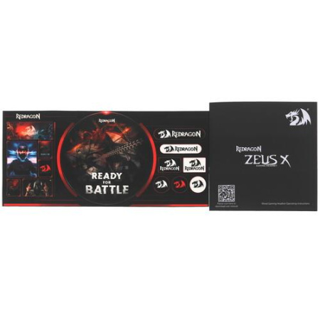 Проводные наушники Redragon Zeus X RGB черный