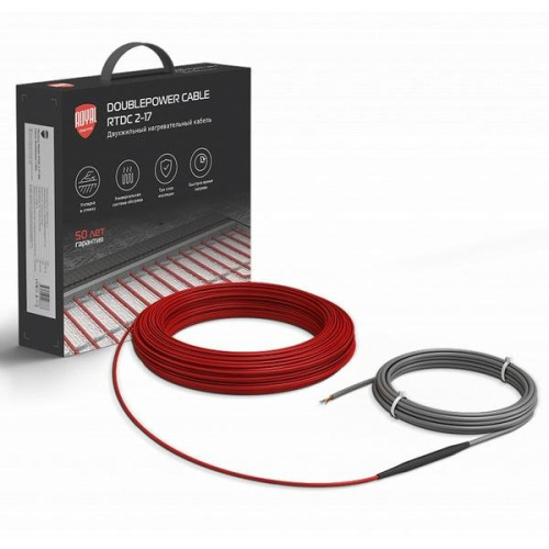 Комплект теплого пола Royal Thermo Doublepower Cable RTDC 2-17-400 с терморегулятором RTS-16