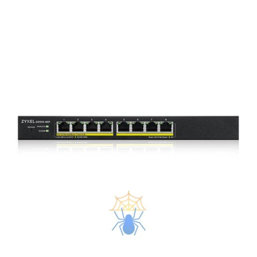 Коммутатор Zyxel NebulaFlex GS1915-8EP (GS1915-8EP-EU0101F) 8G 8PoE+ 60W управляемый