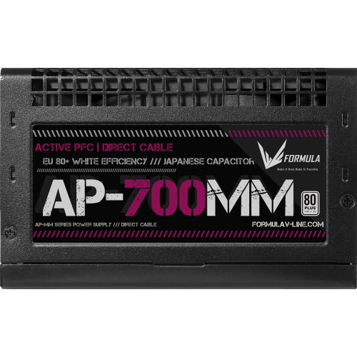 Блок питания Formula AP-700ММ 80 Plus White ATX 700W (20+4pin) APFC 120mm fan 6xSATA RTL