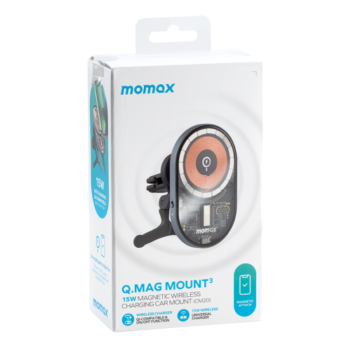 Автодержатель Momax CM20E Q.Mag Mount 3 Grey