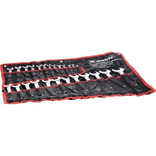 Набор ключей комбинированных MATRIX 15425 6-32 мм, 25шт., CrV, полированный хром