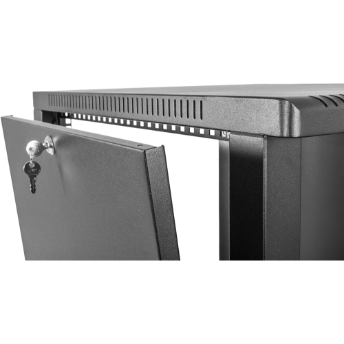 Шкаф коммутационный ЦМО ШРН-12.350-9005 настенный 12U 600x359мм черный