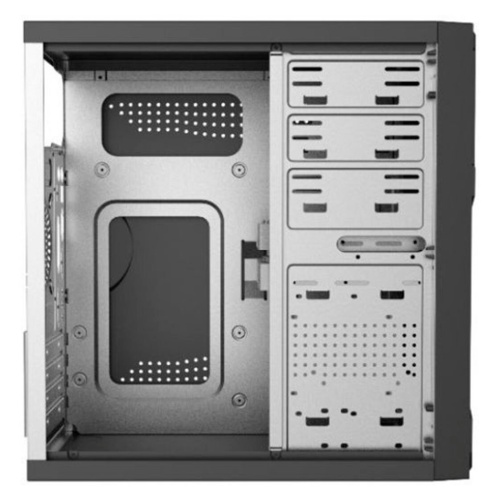 Корпус Foxline FZ-015-SX450R Forza mATX, 450W, 2xUSB2.0, Black, w/o FAN, 12 cm fan PSU, power cord