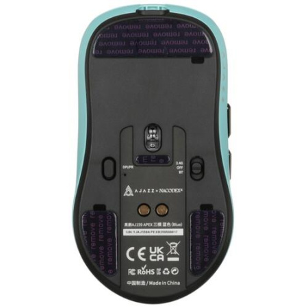 Мышь беспроводная/проводная AJAZZ AJ159 APEX  голубой