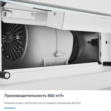 Вытяжка полновстраиваемая ZUGEL ZHI524GW белый/белый