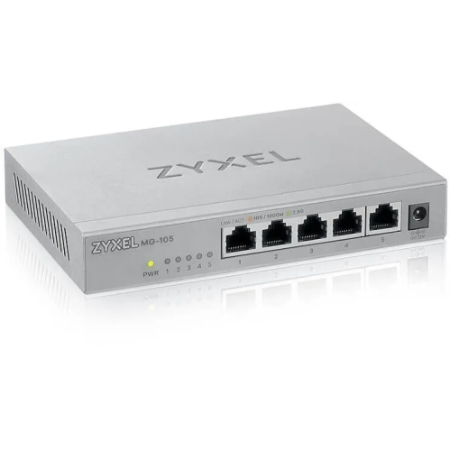 Коммутатор ZyXEL MG-105 (MG-105-ZZ0101F) мультигигабитный