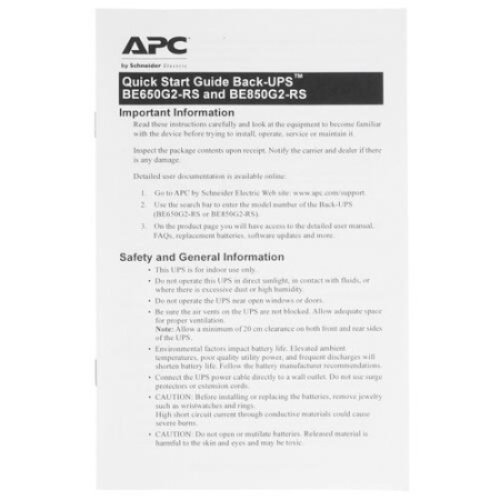 ИБП APC Back-UPS 650VA