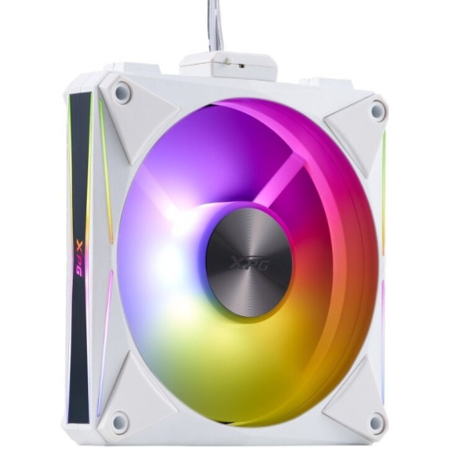 Комплект вентиляторов 4шт XPG HURRICANE MAG 120 ARGB PWM ( прямой и реверсный режим) white RET