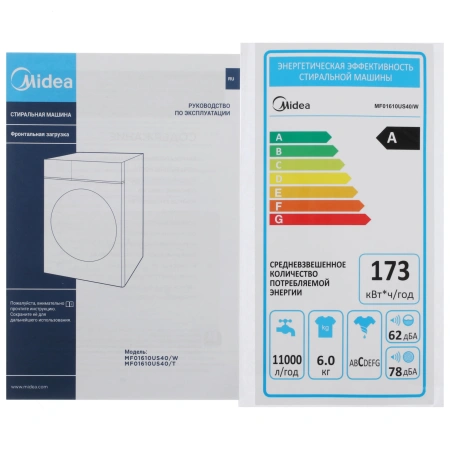 Стиральная машина Midea MF01610US40/W