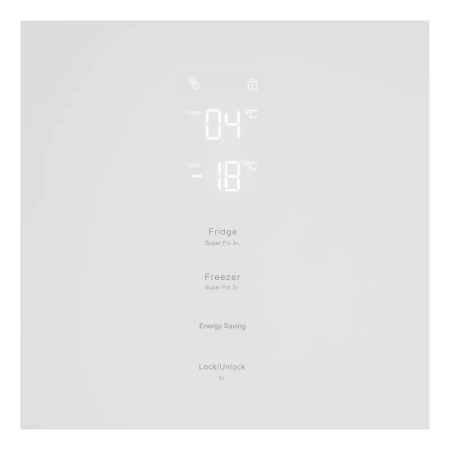 Холодильник Hyundai CC35083F белое стекло белый