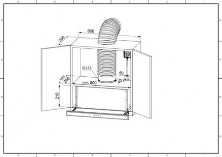 Вытяжка телескопическая ZUGEL ZHT652GW белый/белый