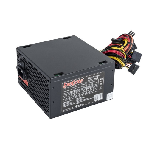 Блок питания ExeGate EX224733RUS 450W 450NPX, ATX, black, 12cm fan, 24+4p, 6/8p PCI-E, 3xSATA, 2xIDE, FDD