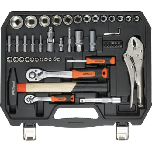 Набор инструментов Av Steel AV-011072 72 предмета (жесткий кейс)
