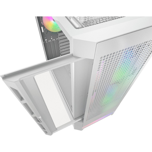 Корпус Cougar Airface RGB White, 2х140мм + 1x120mm ARGB Fan, ARGB Fan Hub, без БП, белый, ATX